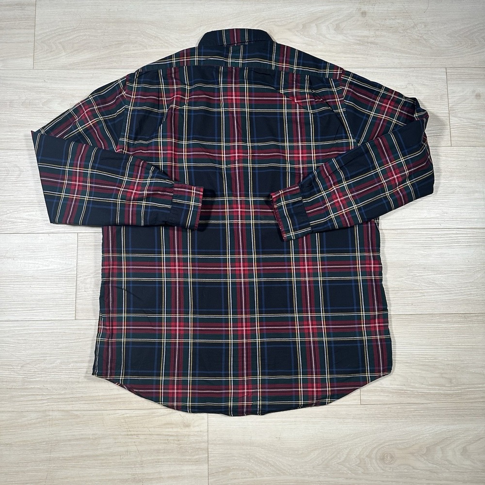 Polo Ralph Lauren Shirt Mens XL Red Plaid Classic Fit Button up Long Sleeve 90s - Picture 5 of 9